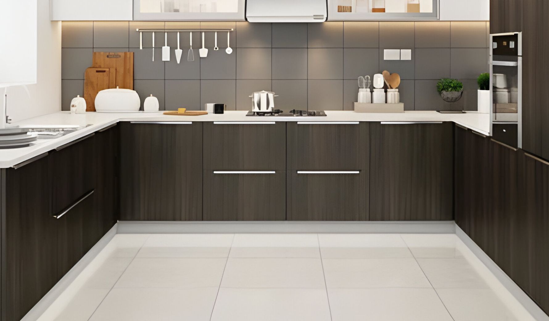 modular kitchen u-shaped design