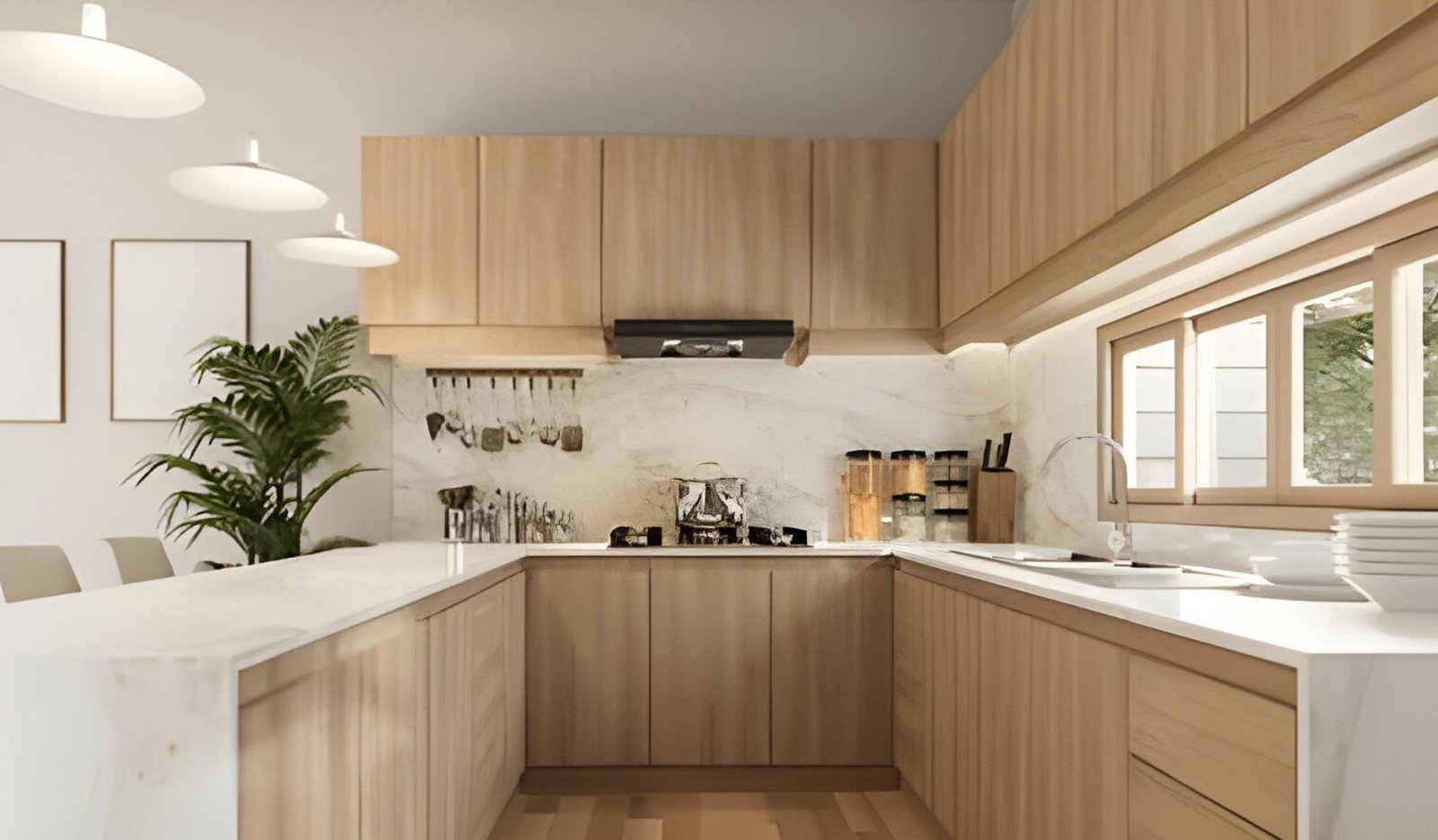 U-shaped Kitchen